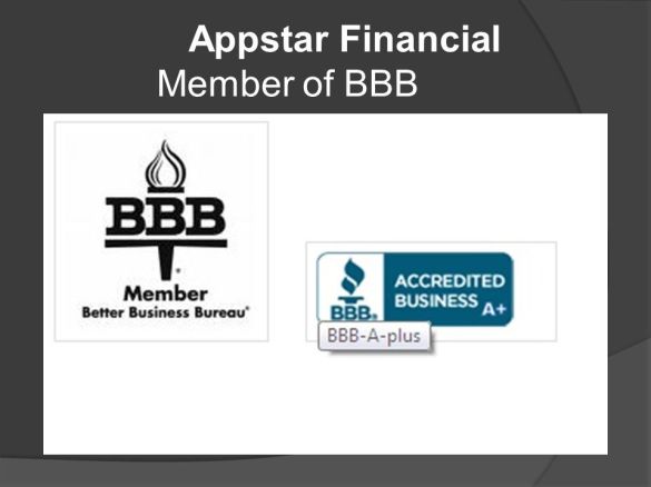 Appstar Financial Member of BBB